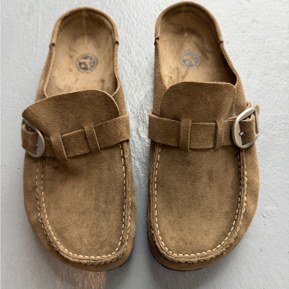 BIRKENSTOCK Buckley Suede Leather Tea Clogs Men\'s Size 41 main image 4